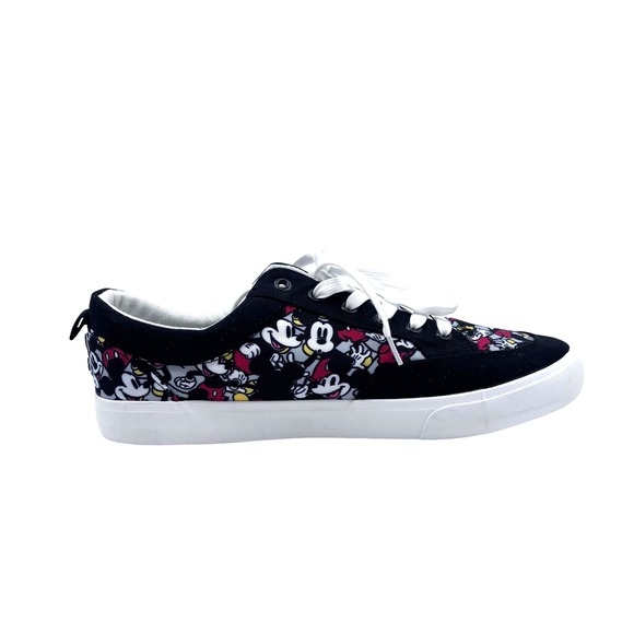Ground Up Shoes - Mickey‎ Mouse Women's Ground Up Casual Print Low Top Canvas Sneakers size 11